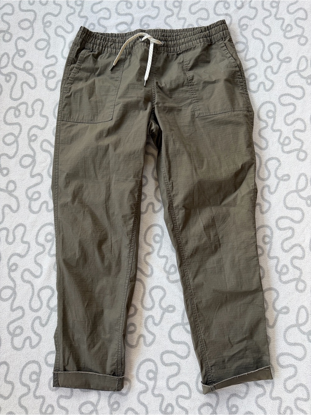Vuori Army Green Ripstop Pants